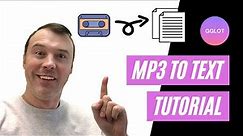 How to Transcribe MP3 to Text Automatically in 2021