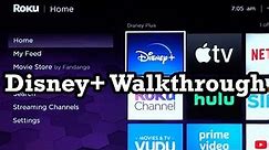 Disney+ on Roku Ultra 2019 Channel Walkthrough Showcase Demo Review Disney Plus DisneyPlus