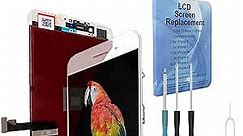 for iPhone 8/SE (2020) 4.7 Inch LCD Touch Screen Display Digitizer Replacement Full Glass Frame Assemly with Repair Tools White A1863 A1905 A1906 A2275