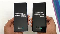 Samsung Galaxy S10 Lite vs Samsung Galaxy S10 Plus SpeedTest & Camera Comparison
