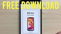 How to get the official iPhone user guides for free