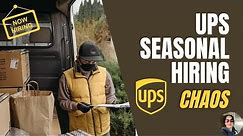 UPS Seasonal Hiring Chaos | Personal Vehicle Driver Edition| (PVD)