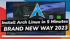 How To Install Arch Linux On Any PC or Laptop (FAST WAY) || NEW Arch Linux Installation Guide 2023