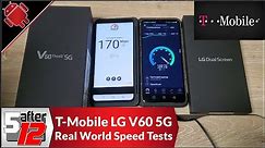 T-Mobile LG V60 ThinQ 5G | Real World Speed tests - 4G LTE - Band 71 - WiFi