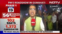 PM Modi Holds Massive Roadshow In Guwahati