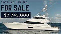 2016 Viking Yachts 92 Enclosed Bridge | Viking Yacht Walkthrough