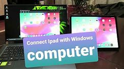 Connect iPad or iPhone to Windows Computer/Laptop (wireless) Free and Easy !!!