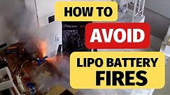 Top 5 causes of Lipo Battery Fires - Lipo charging mistakes
