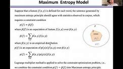 Maximum Entropy Language Model