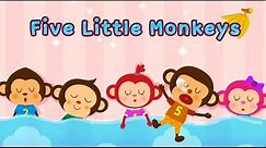 Five Little Monkeys l Nursery Rhymes l Unit 8 l Action Alphabet