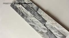 Prestige Stone & Granite Alaska White 6 x 24 in. Natural Stacked Stone Veneer Panel Siding Exterior/Interior Wall Tile (2-Boxes/12.84 sq. ft.) TSAL-F-2