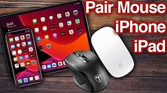 How To Use A Mouse On An iPad Pro, iPhone or iPad (iOS 13, iPad OS 13 or Later)