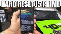 How To Reset Samsung Galaxy J5 Prime - Hard Reset