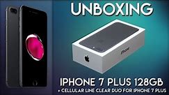 Unboxing #22 - iPhone 7 plus 128GB Matte Black + Cellular line Clear Duo Case