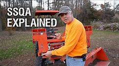 #121 Skid Steer Quick Attach Explained. Kubota B2601 with SSQA