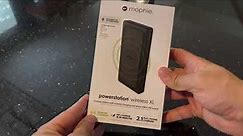 Mophie Powerstation Wireless XL Quick Unboxing and Overview