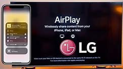 How to Use Apply AirPlay on LG TV