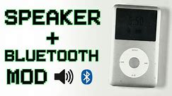 Adding a speaker and bluetooth to an iPod classic 6th gen