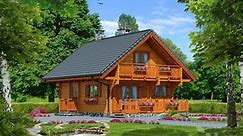 Mała Bajka - Domy drewniane całoroczne - DREWNEX