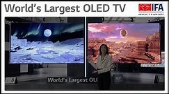 LG at IFA 2022 : World’s Largest OLED TV I LG