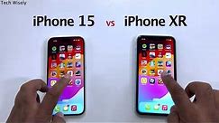 iPhone 15 vs iPhone XR - Speed Performance Test