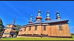 Komańcza | Drewniana architektura - Cerkiew prawosławna pw. Opieki Matki Bożej