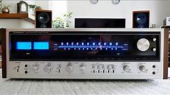 Pioneer SX-1010 tested on Canton ergo RC-L Incredible sound from this 2x100W 1974 monster receiver