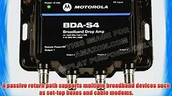 Motorola Signal Booster 4-Port BDA-S4 Cable Modem TV HDTV Amplifier