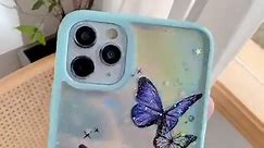 iPhone 11 Case Glitter Butterfly Sparkle Case for Women Girls