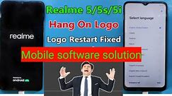 Realme 5, 5i, 5s Hang On Logo Solution with Very Easy
