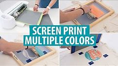 How to Screen Print Multiple Colors with Vinyl
