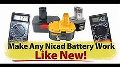 Restoring Nicad Batteries