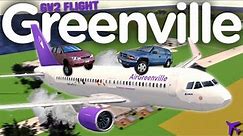 I took a PLANE to OLD GREENVILLE (time traveling FLIGHT SPECIAL ROLEPLAY) - Roblox Greenville