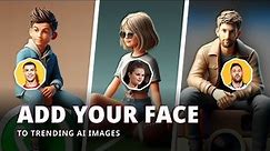 Add Your Face to Trending AI Images 🔥🔥 AI Face Swap | AI Portraits | Bing Image Creator