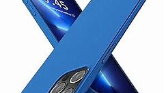 X-level Compatible iPhone 13 Pro max Case Slim Fit Ultra-Thin [Guardian Series] Soft TPU Matte Finish Coating Phone Cases Lightweight Back Cover Grip for iPhone 13 Pro max 6.7" (2021)-Blue