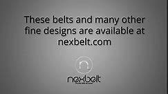 Men's Belt, Nexbelt Ratchet Leather Texture Go-In Pebble Grain Pitch Black V.4 Golf Belt