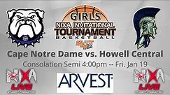 2024 Girls Nixa Invitational | Consolation Semi-Final 1 | Notre Dame vs. Howell Central