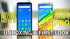 Xiaomi Redmi Note 5 Unboxing, Redmi Note 5 Pro First Look | Specs, Features, and More