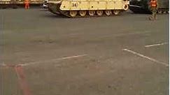 M88A2 HERCULES tows M1A2 Abrams Tank