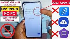 Samsung A21s, A12s, A20s, A21, A12 Frp/Google Account Lock Bypass | Without Pc | New Method 2023