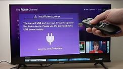 Roku TV: How To Fix Insufficient Power (Low Power)