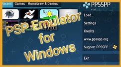 How to Download PSP games on computer? Install PSP Emulator (PPSSPP) on Windows