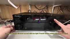 How To Reset Pioneer VSX-1020 Home Theatre Receiver To Default