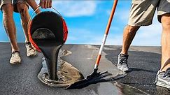 Asphalt Repair That You Can Do Yourself Using This Kit | How To Resurface Asphalt