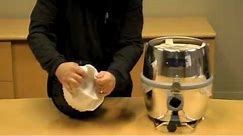 Nilfisk GM80: Change the Micro Filter & Main Filter