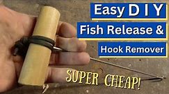 How To Make And Use Your Own DIY Fish Release And Hook Removal Tool For Cheap!