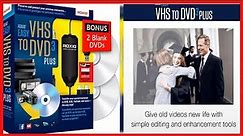 Roxio Easy VHS to DVD 3 Plus | VHS, Hi8, V8 Video to DVD or Digital Converter | Amazon Exclusive