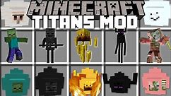 Minecraft STRONGEST TITAN MOBS MOD / DANGEROUS MONSTERS SURVIVAL APOCALYPSE !! Minecraft Mods