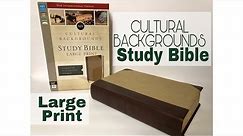 NIV Cultural Backgrounds Study Bible Large Print Review