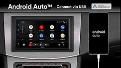 JVC KW-M560BT Apple CarPlay Android Auto Multimedia Player w/ 6.8" Capacitive Touchscreen, Bluetooth Audio and Hands Free Calling, MP3 Player, Double DIN, 13-Band EQ, SiriusXM, AM/FM Car Radio